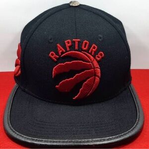 Raptors Black Cap with Red Logo
